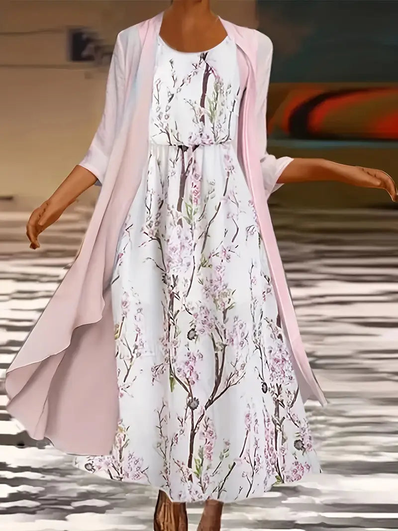 Chiara - Vestito + cardigan estivo