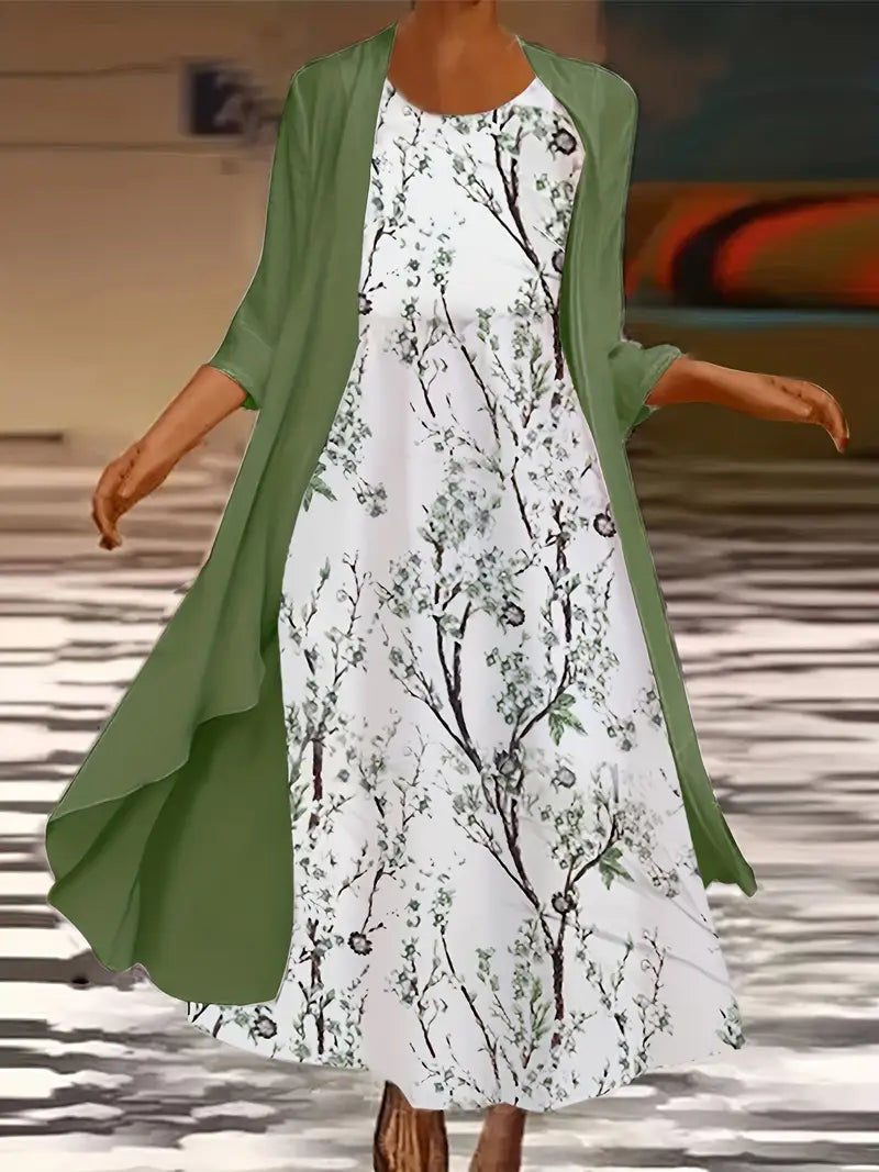 Chiara - Vestito + cardigan estivo