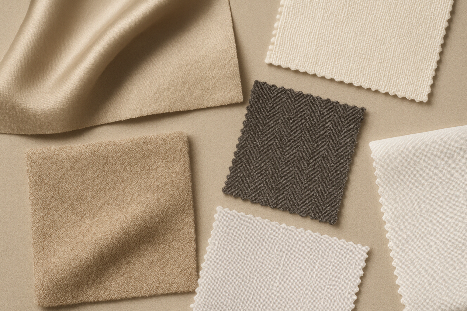materiali e tessuti di vestiti di qualità