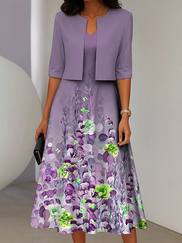 Anna Pia - Vestito + Cardigan estivo