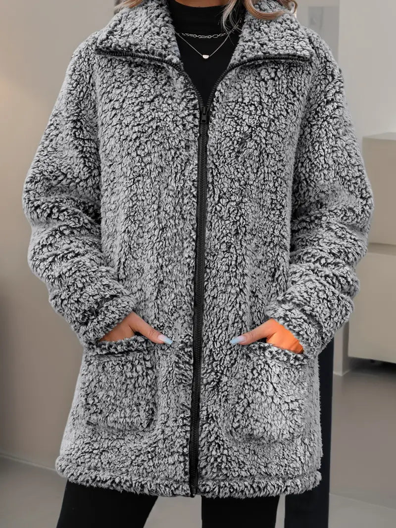 Giacca teddy da donna