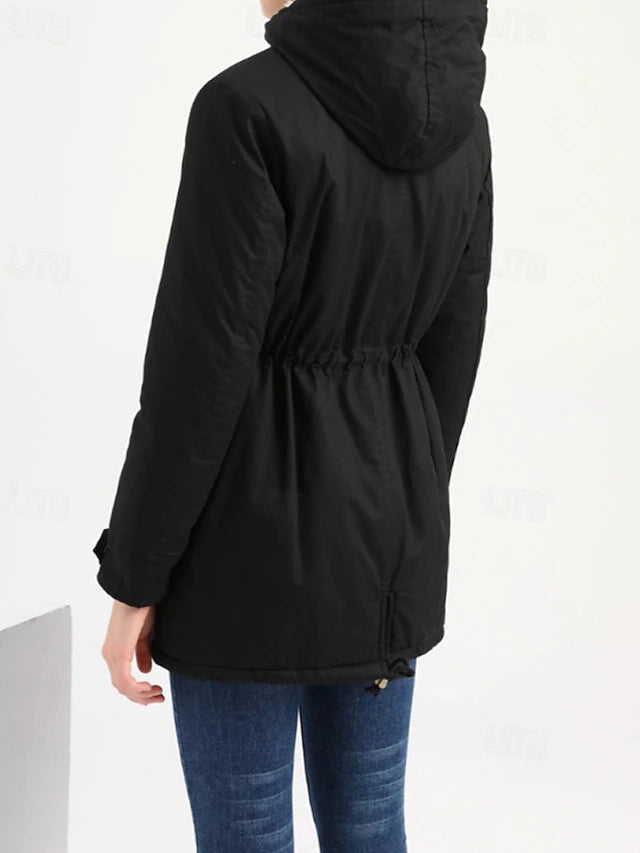 Cappotto pesante con pelo interno