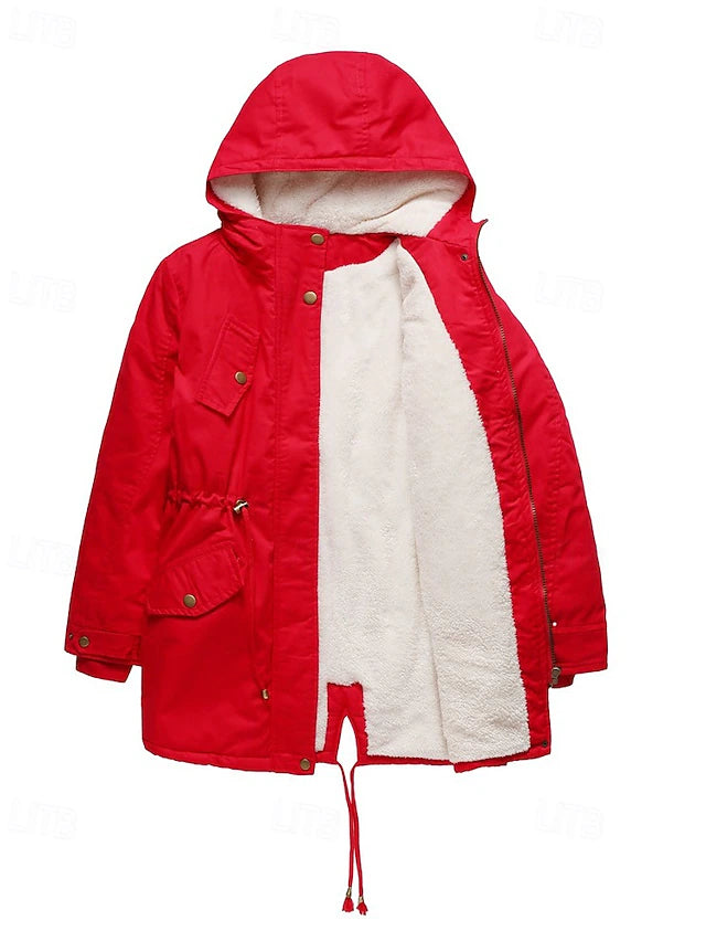 Cappotto pesante con pelo interno